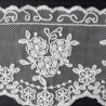 Koronka haft na tiulu 85mm/15y śmietana 4880