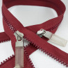 Burgundy double-slider zips 60cm 4881