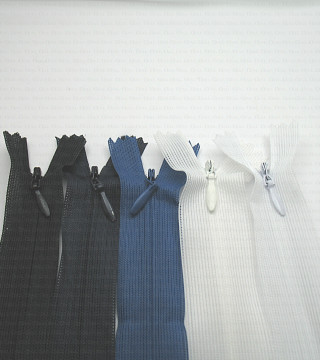 Covered zip 45cm no. 1355