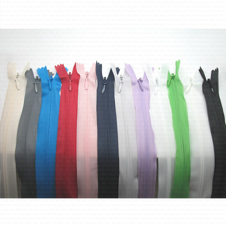 Concealed zip 40cm no. 1354