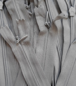 Covered zips d329 various lengths 4890