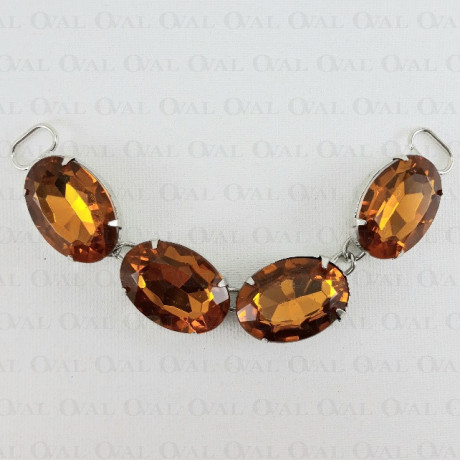 Decorative connector with stones 1382