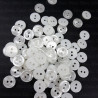 Polyester button, shirt 11.5mm/200pcs 4899