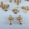 Decorative golden tag 100 pcs 4900