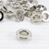 Stainless steel eyelets 6mm/500pcs silver FLAT 4903