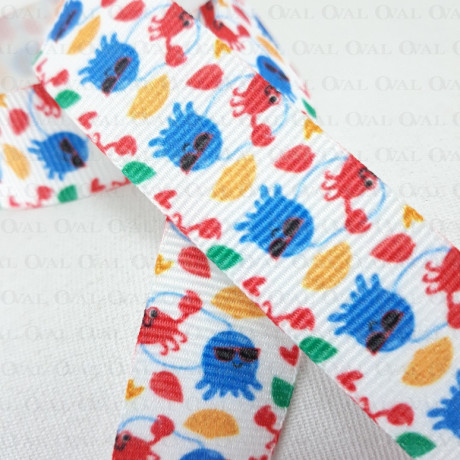 Decorative printed ribbon 20 mm / 1 m 2876