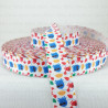 Decorative printed ribbon 20 mm / 1 m 2876