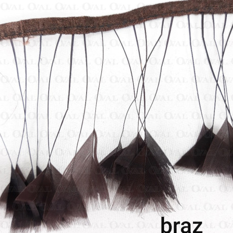 Feathers on ribbon 7cm /1y 4125