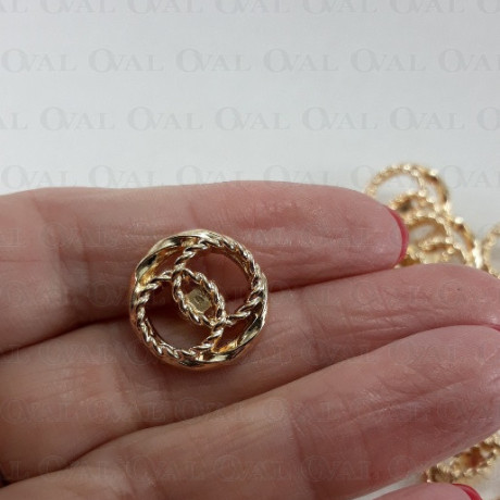 Guziki metalowe 17mm/200szt 3366