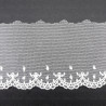 Lace embroidery on tulle 70mm/1y cream 4907