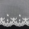 Lace embroidery on tulle 70mm/1y cream 4907