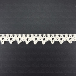 Koronka bawełniana 10mm /20 yard ecru 3862 Koronka bawełniana 10mm /20 yard ecru 3862