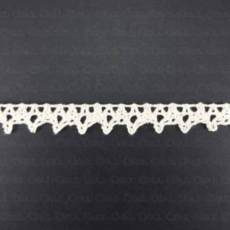 Koronka bawełniana 10mm /20 yard ecru   3862