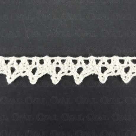 Koronka bawełniana 10mm /20 yard ecru   3862