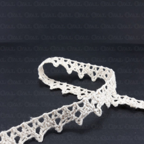 Koronka bawełniana 10mm /20 yard ecru   3862