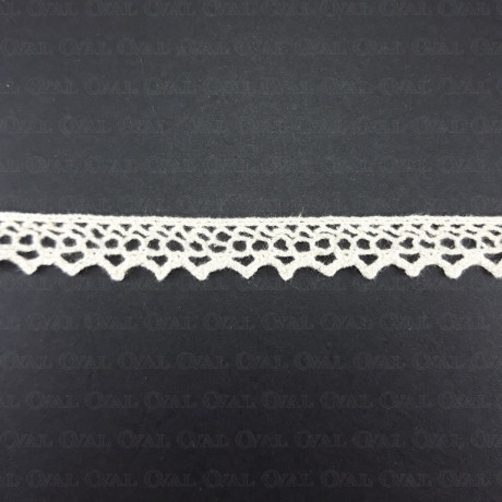 Cotton lace 14mm / 20 yards ecru 3859
