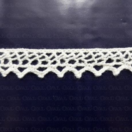 Koronka bawełniana 13mm /20 yard ecru   3857