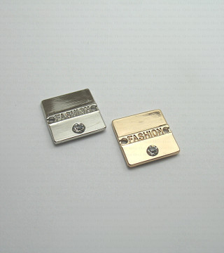 Przywieszka z dżetem metalowa nr 1375