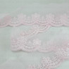 Koronka haft na tiulu 45mm/20y róż 4879