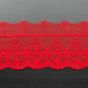 Lace embroidery on tulle 60mm/1y red 3804