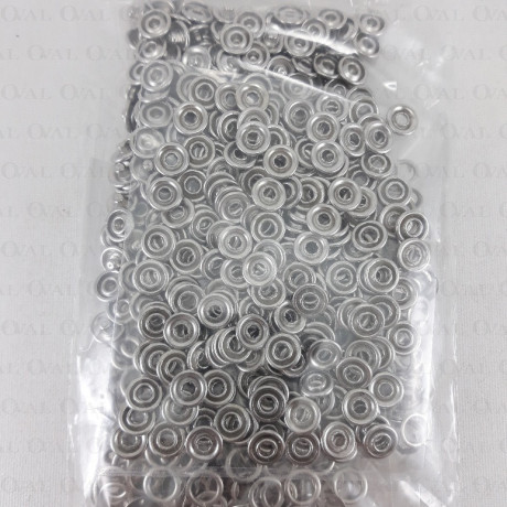 Springi 9,5mm/ 200szt srebrne 4909