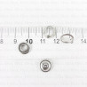 Springs 9.5mm / 200 pcs silver 4909