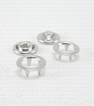 Springi 9,5mm/ 200szt srebrne 4909