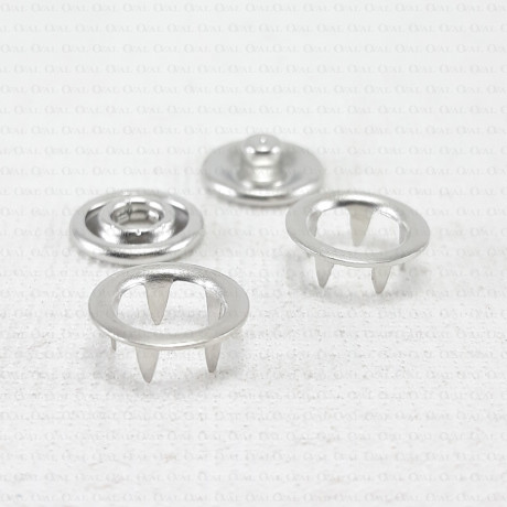 Springi 9,5mm/ 200szt srebrne 4909