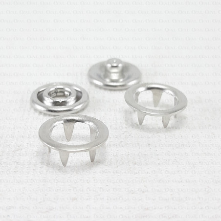 Springs 9.5mm / 200 pcs silver 4909