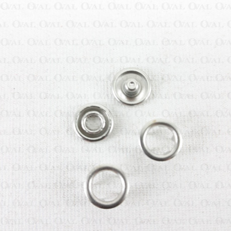 Springs 9.5mm / 200 pcs silver 4909