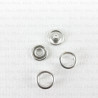 Springs 9.5mm / 200 pcs silver 4909
