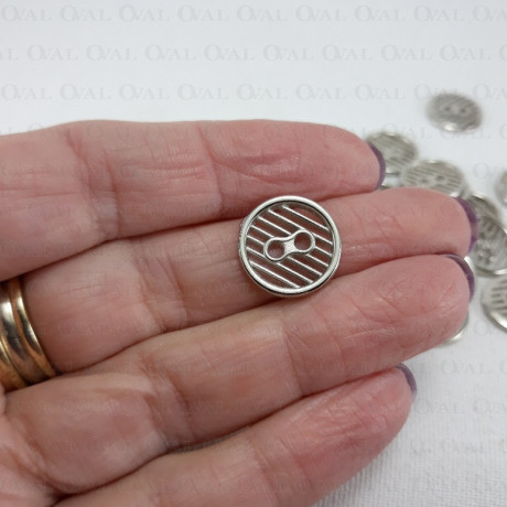 Metal button 15mm / 10 or 100 pcs 557