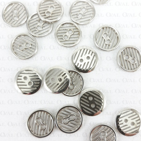 Metal button 15mm / 10 or 100 pcs 557