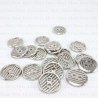 Metal button 15mm / 10 or 100 pcs 557