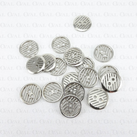 Metal button 15mm / 10 or 100 pcs 557