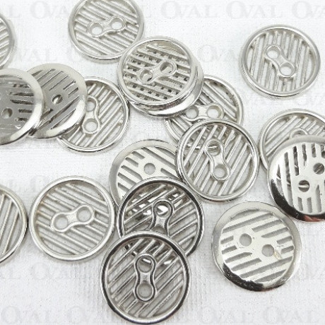 Metal button 15mm / 10 or 100 pcs 557