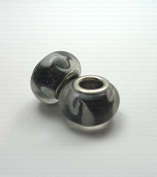 Pandora‑style glass modular bead no. 1385