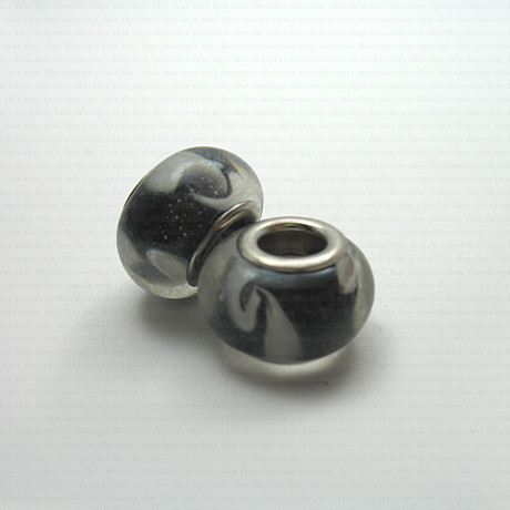 Pandora‑style glass modular bead no. 1385