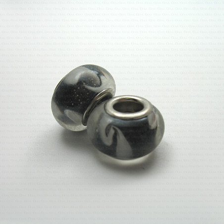 Pandora‑style glass modular bead no. 1385