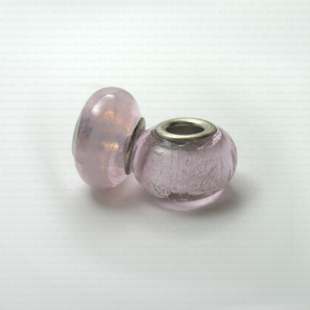 Glass Pandora-style modular bead no. 1386