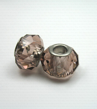 Glass Pandora-style modular bead no. 1393
