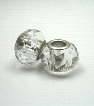 Glass modular Pandora-style bead no. 1395