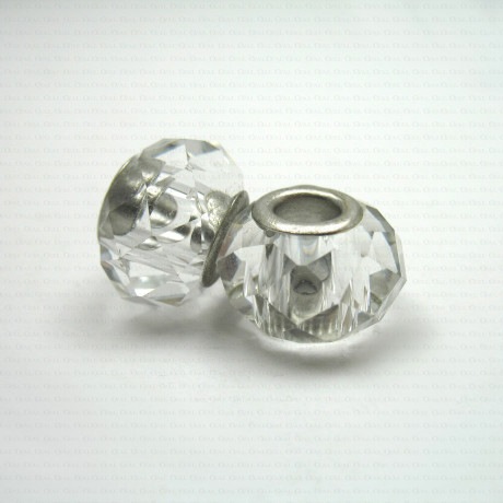 Glass modular Pandora-style bead no. 1395