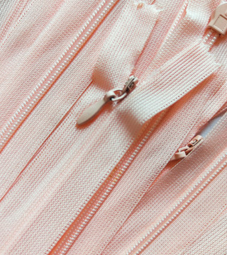 Covered zips d364 various lengths 4918