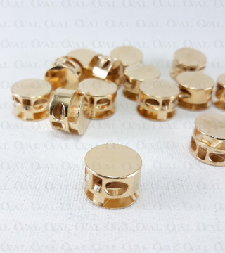 Metal stopper 10 or 200 pcs gold 1596