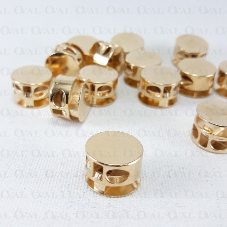 Metal stopper 10 or 200 pcs gold 1596
