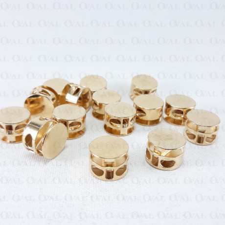Metal stopper 10 or 200 pcs gold 1596
