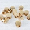 Metal stopper 10 or 200 pcs gold 1596