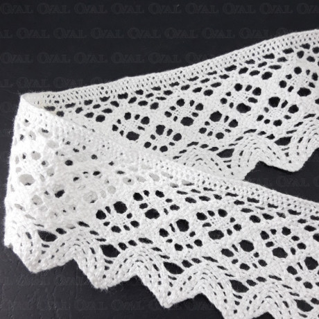 Cotton lace 50mm/1m or 25m 2978