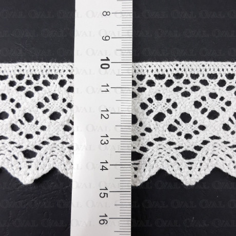 Cotton lace 50mm/1m or 25m 2978